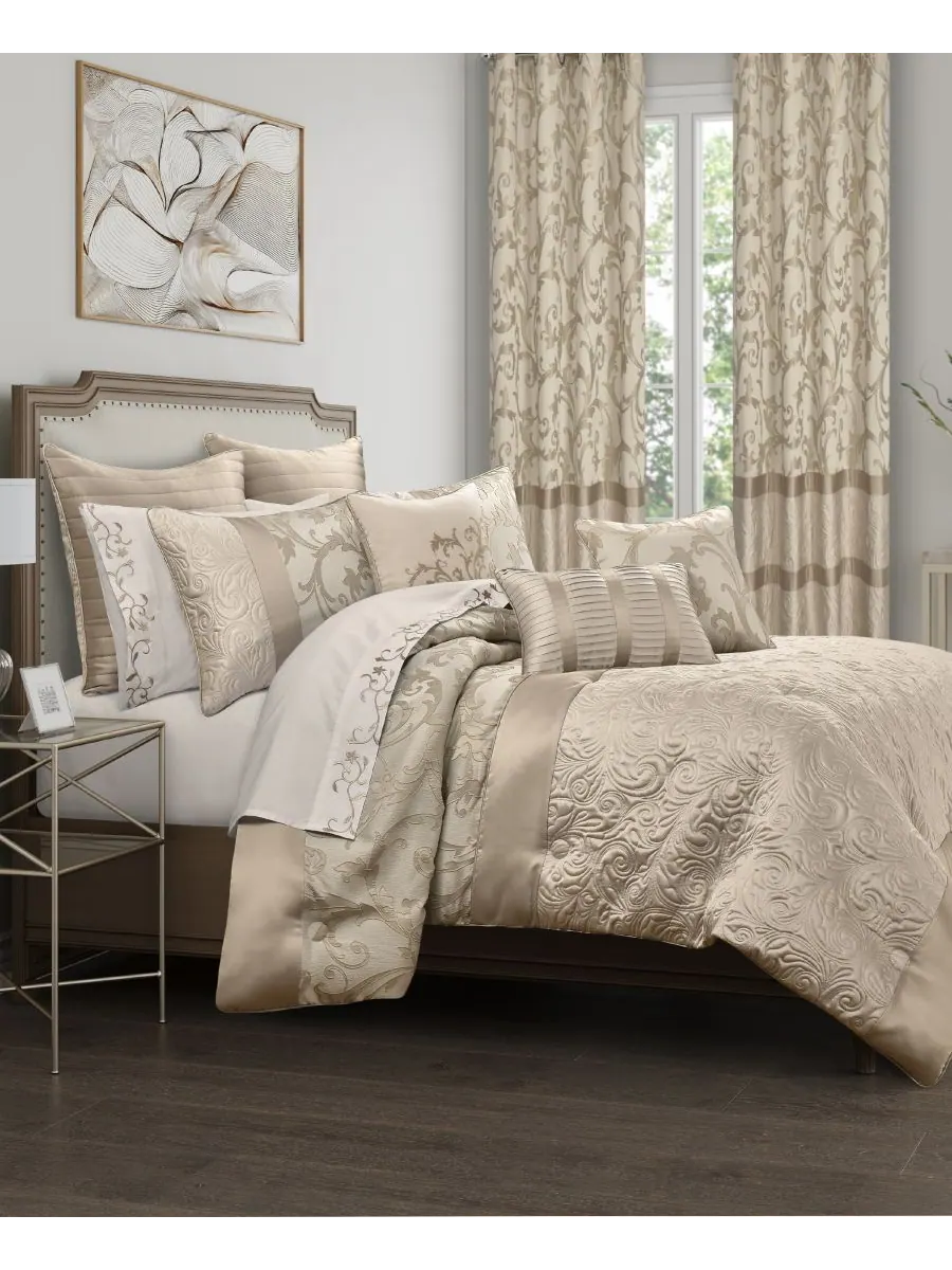 Комплект постельного белья Spectra Jacquard из 3 предметов, размер King/California King Royal Court — изображение 2 из 5