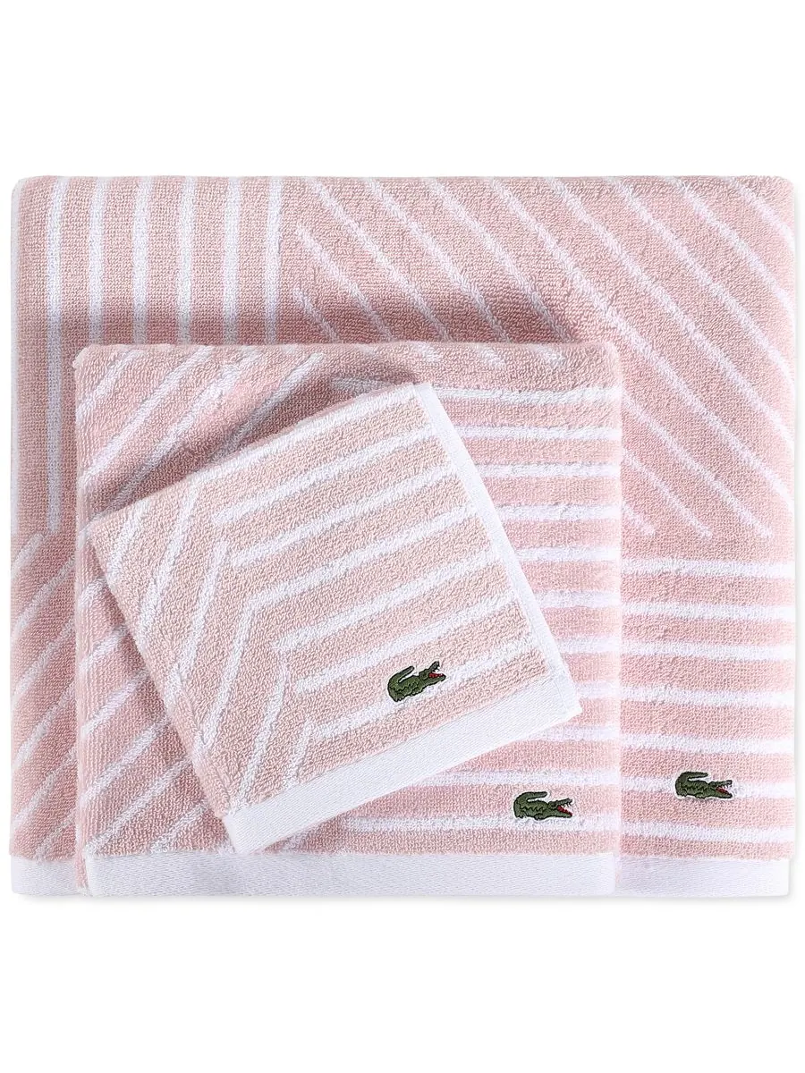 Салфетка для умывания guethary, 13 x 13 дюймов. Lacoste Home — изображение 2 из 2, цветение