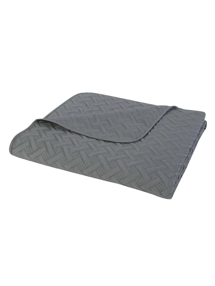 Комплект постельного белья Nina Embossed из 3 предметов, размер King VCNY Home — изображение 3 из 7, серый