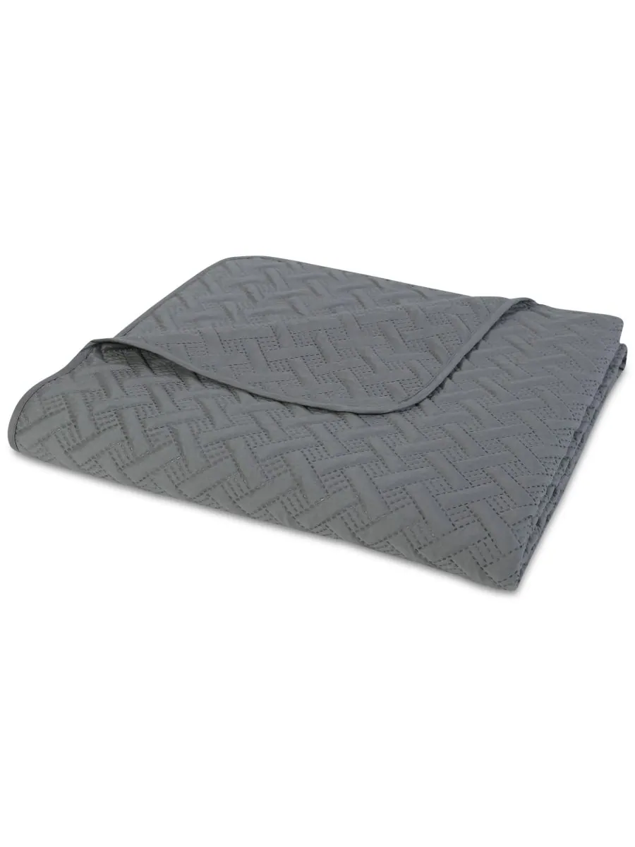 Комплект постельного белья Nina Embossed из 3 предметов, размер King VCNY Home — изображение 6 из 7, серый