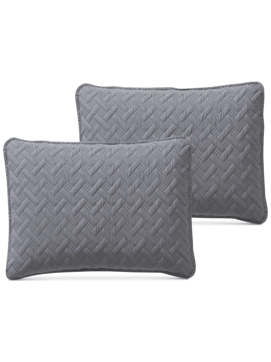 Комплект постельного белья Nina Embossed из 3 предметов, размер King VCNY Home — изображение 7 из 7, серый