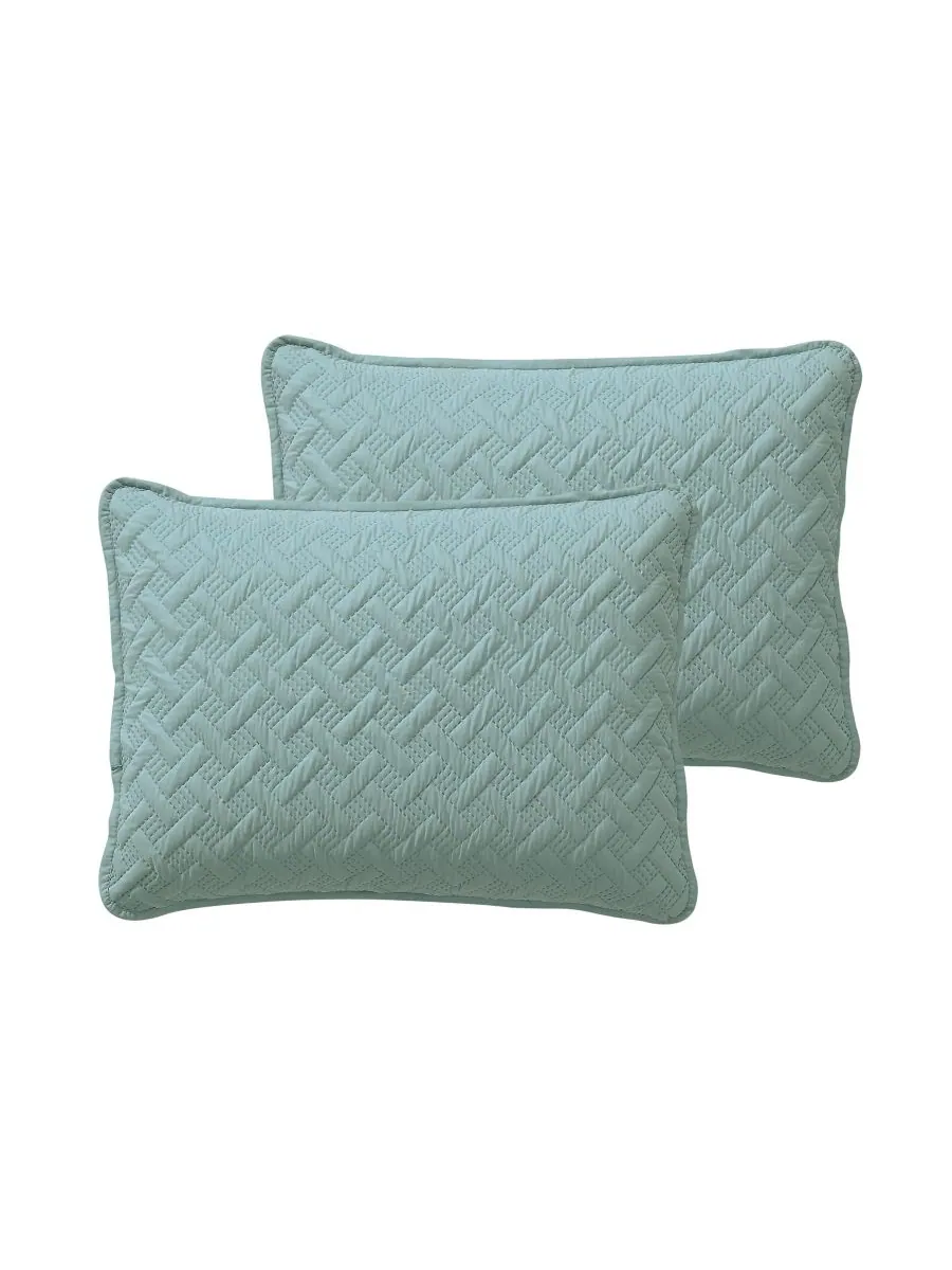 Комплект постельного белья Nina Embossed из 3 предметов, размер King VCNY Home — изображение 2 из 5, синий