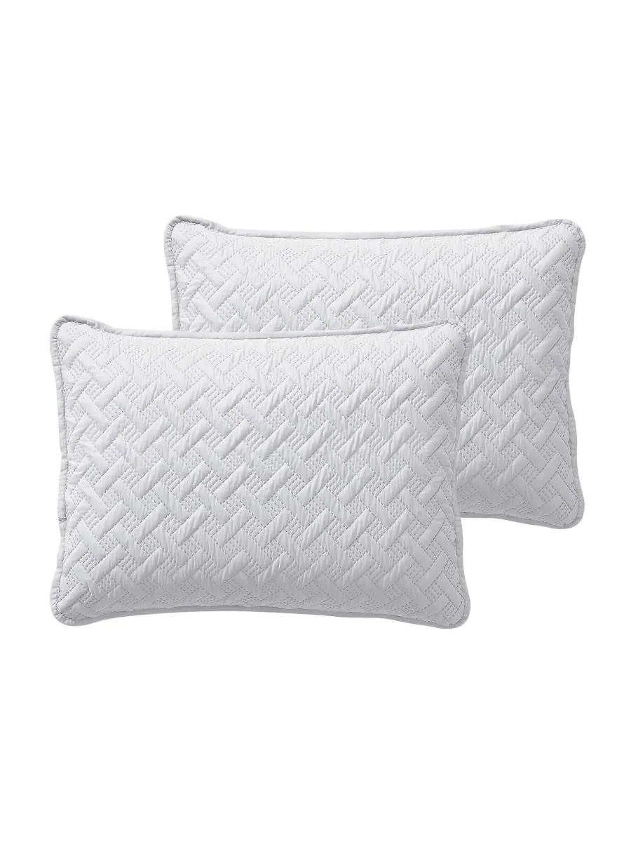 Комплект постельного белья Nina Embossed из 3 предметов, размер King VCNY Home — изображение 2 из 6, белый