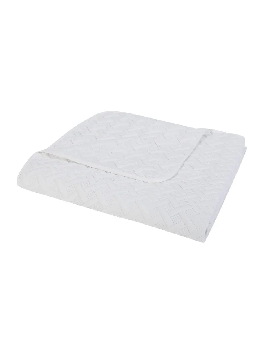 Комплект постельного белья Nina Embossed из 3 предметов, размер King VCNY Home — изображение 3 из 6, белый