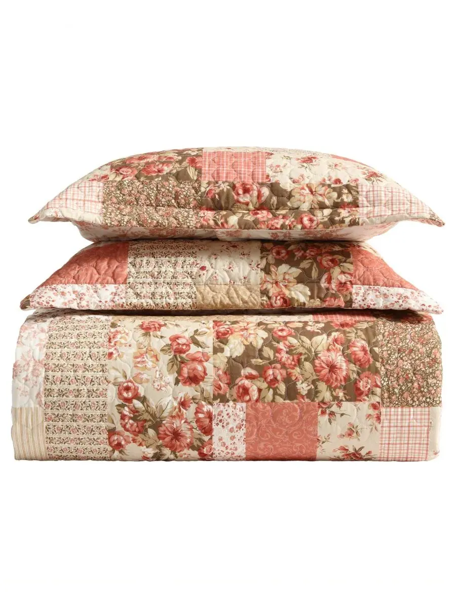 Комплект постельного белья Harrietta Patchwork, двусторонний, 3 предмета, размер King Laura Ashley — изображение 7 из 10