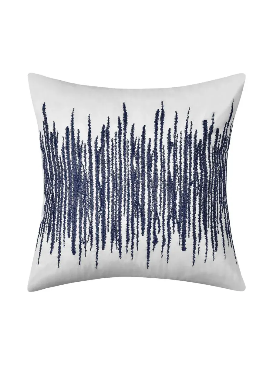 Комплекты постельного белья Dalton Stripe Royal Court, темно-синий, размер 18" x 18" Decorative — изображение 1 из 3