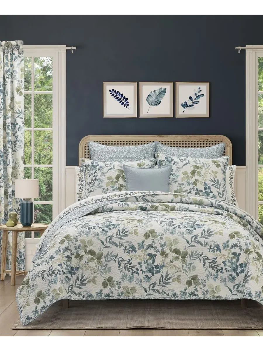 Комплект постельного белья Evergreen Botanical Leaf из 3 предметов, размер Twin/Twin XL Royal Court