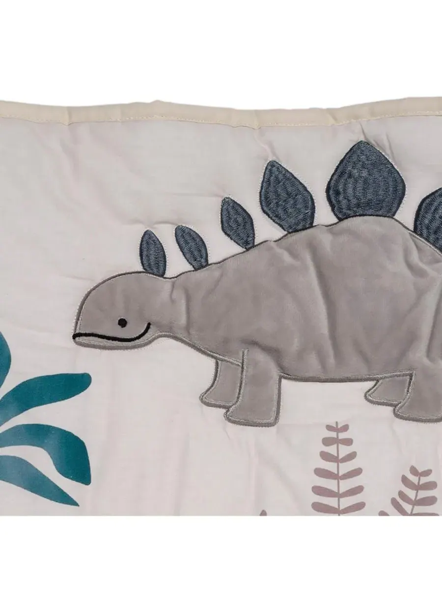 Комплект постельного белья для детской кроватки Dino-Might Lambs & Ivy — изображение 11 из 11, синий