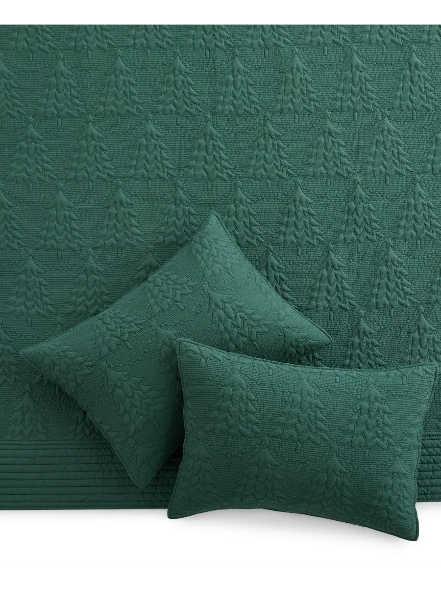 Комплект постельного белья Рождественская елка, 2 предмета, размер Twin/Twin XL Levtex — изображение 5 из 7, зеленый