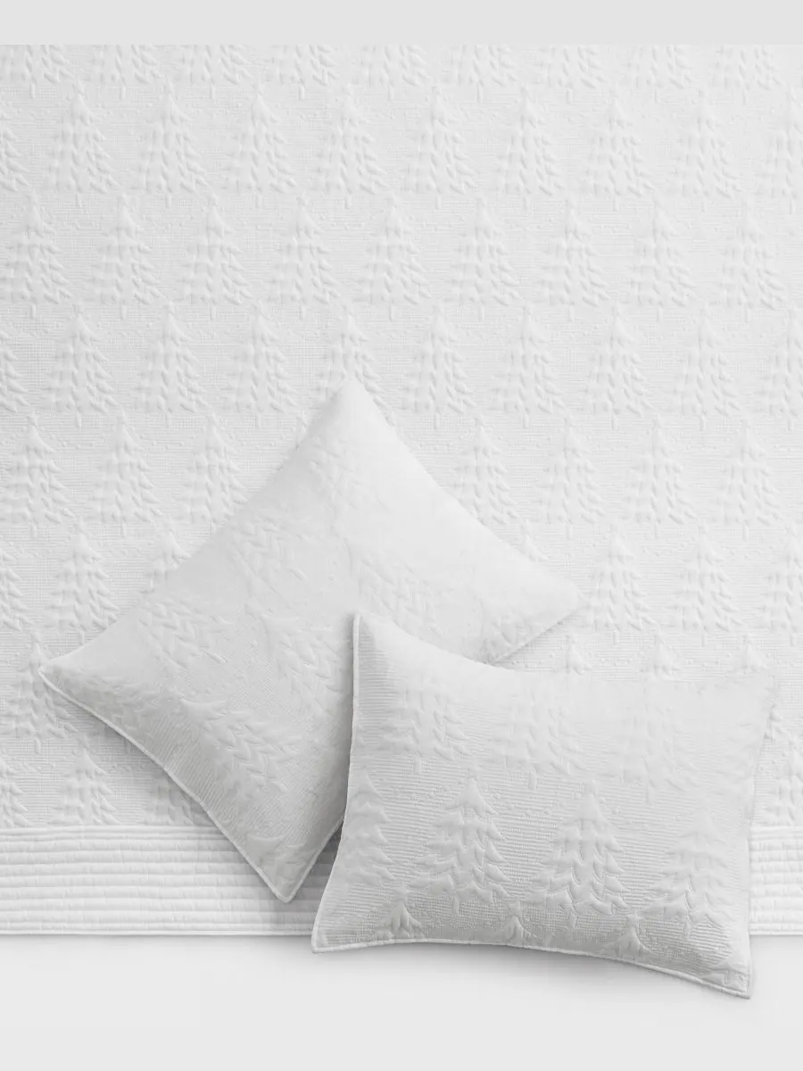 Комплект постельного белья Рождественская елка, 2 предмета, размер Twin/Twin XL Levtex — изображение 3 из 7, белый
