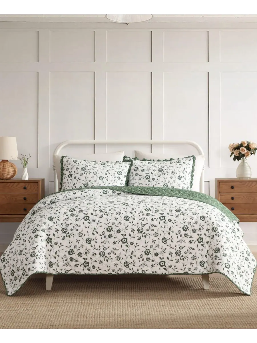 Комплект постельного белья Miranda Cotton из 3 предметов, размер Full/Queen Laura Ashley — изображение 1 из 8