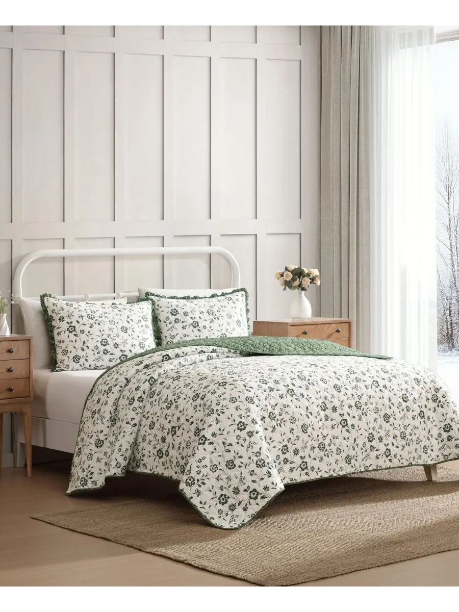 Комплект постельного белья Miranda Cotton из 3 предметов, размер Full/Queen Laura Ashley — изображение 2 из 8