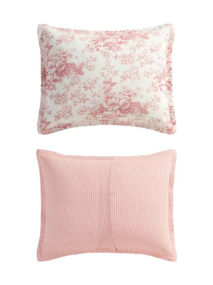 Комплект постельного белья Toile Delight, 2 предмета, размер Twin Laura Ashley — изображение 7 из 7, розовый/кремовый
