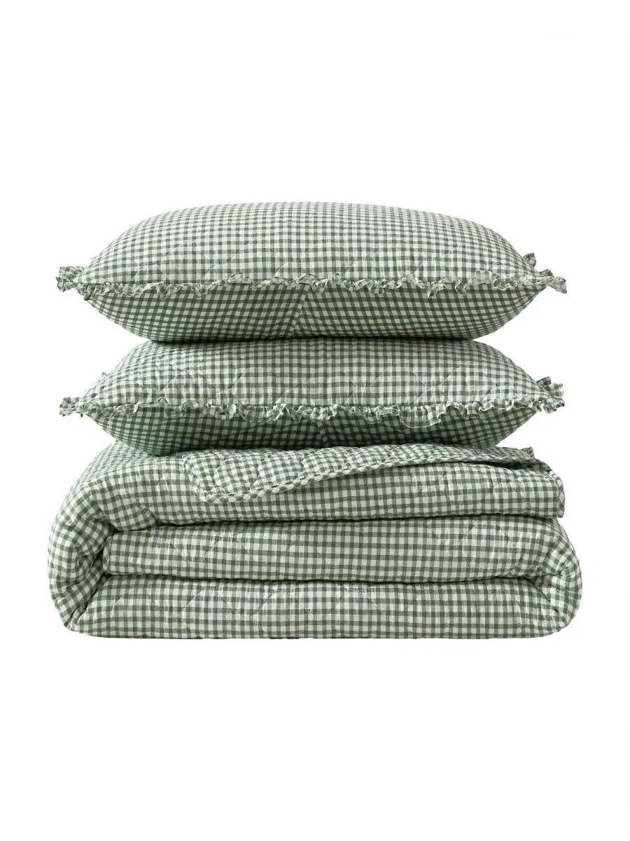 Комплект постельного белья Gracie's Gingham Cotton из 3 предметов, размер Full/Queen Laura Ashley — изображение 7 из 8