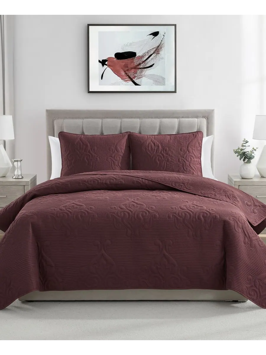 Комплект постельного белья Solomun Pinsonic Damask из 3 предметов, размер King VCNY Home