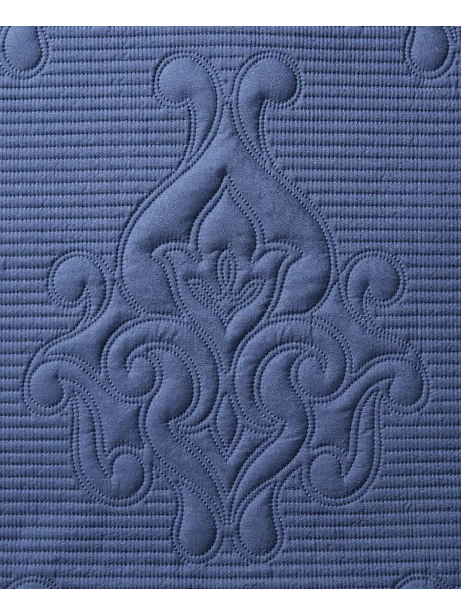 Комплект постельного белья Solomun Pinsonic Damask из 3 предметов, размер King VCNY Home — изображение 6 из 6, лунный