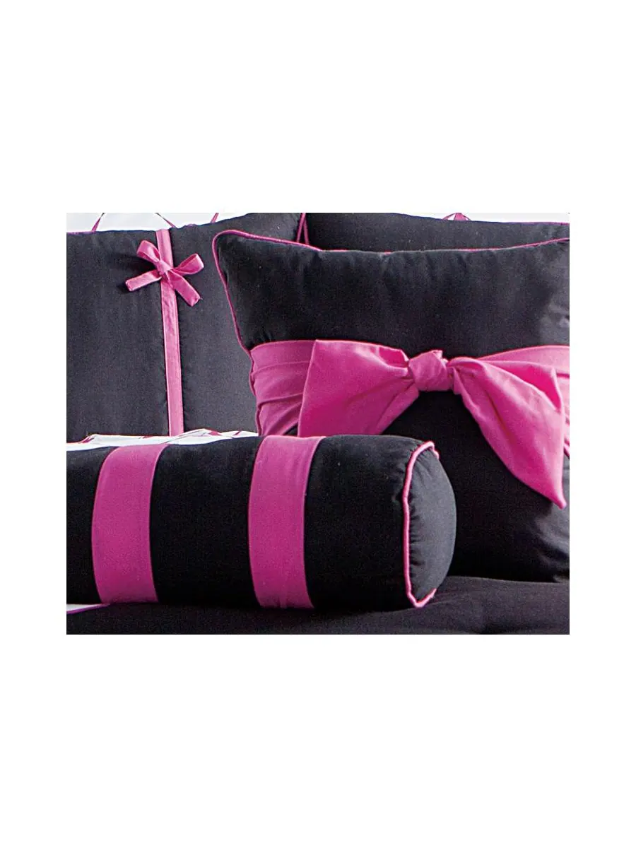Комплект постельного белья Sophie Polka Dot Bed in a Bag, 10 предметов, размер Full VCNY Home — изображение 5 из 7, розовый