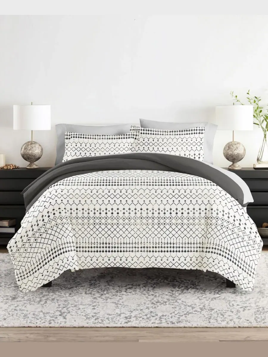 Комплект постельного белья с одеялом и пододеяльником, 8 предметов, King ienjoy Home
