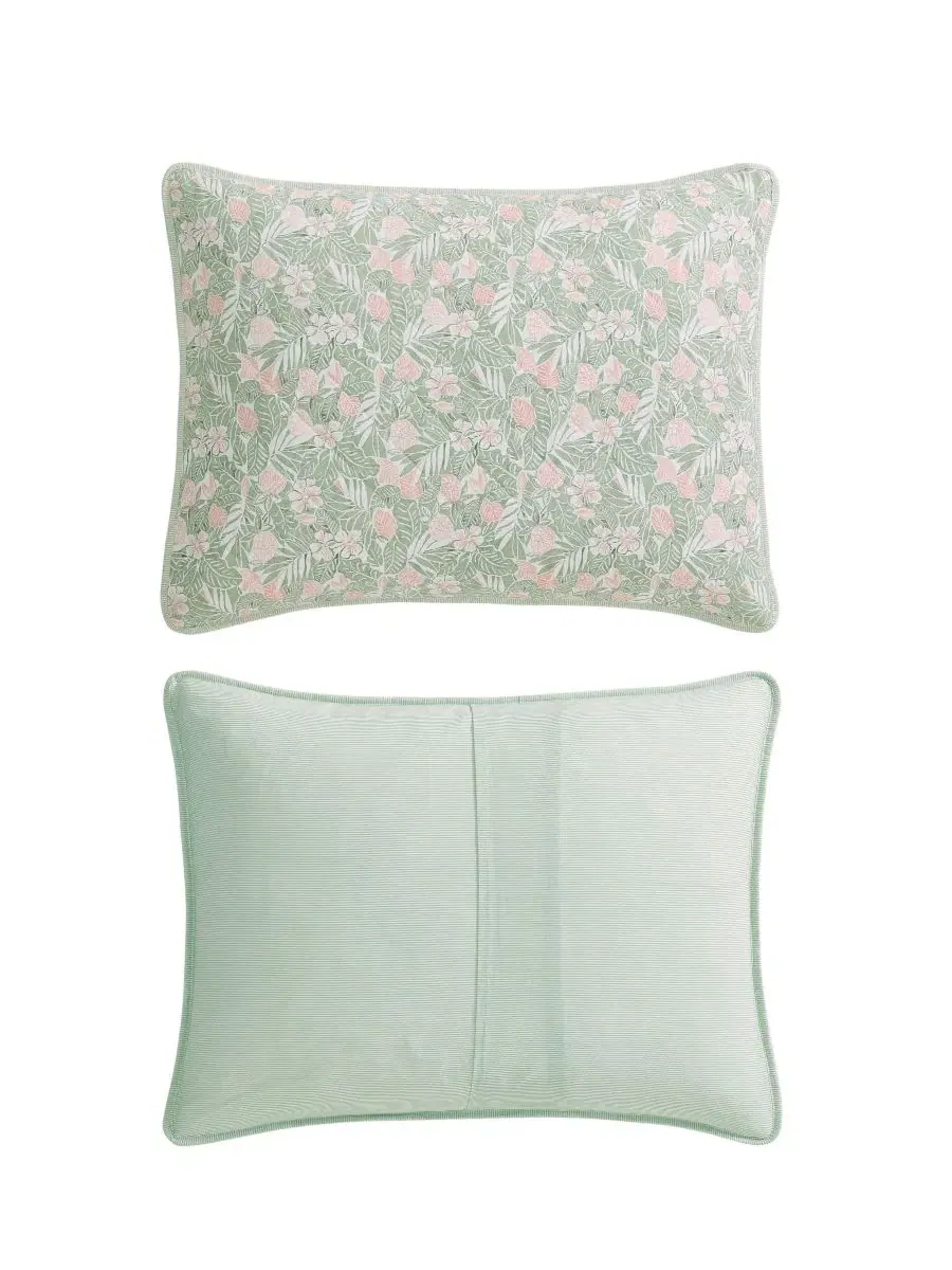 Комплект стеганых одеял Pineapple Bloom Cotton Reversible 3-Pc. Quilt Set, Full/Queen Tommy Bahama — изображение 7 из 8