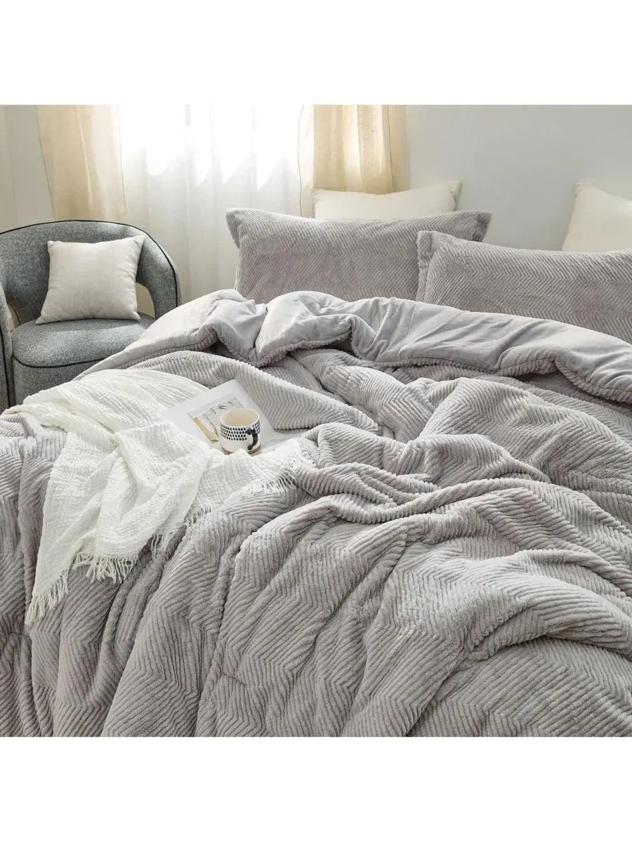 Комплект oversize-одеял Peak of Cozy Coma Inducer — изображение 3 из 4, серый
