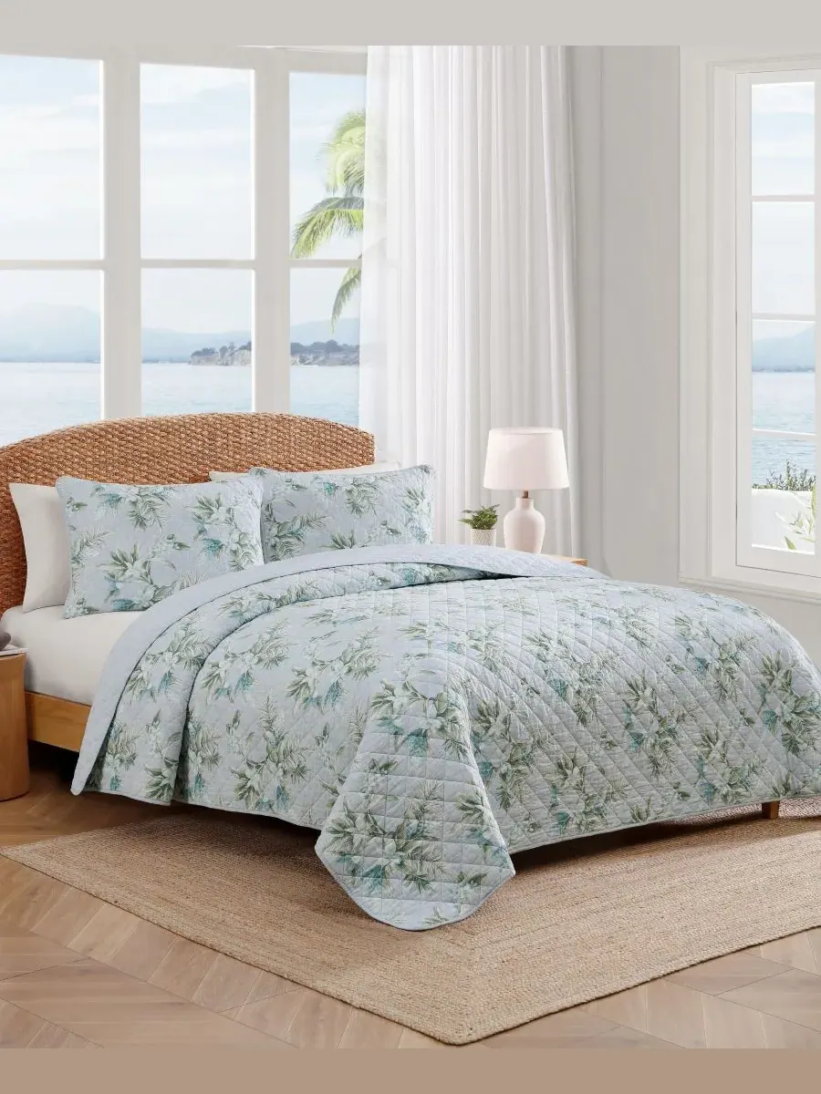 Двусторонний хлопковый комплект постельного белья Floral Enchantment, 3 предмета, размер Full/Queen — изображение 1 из 8