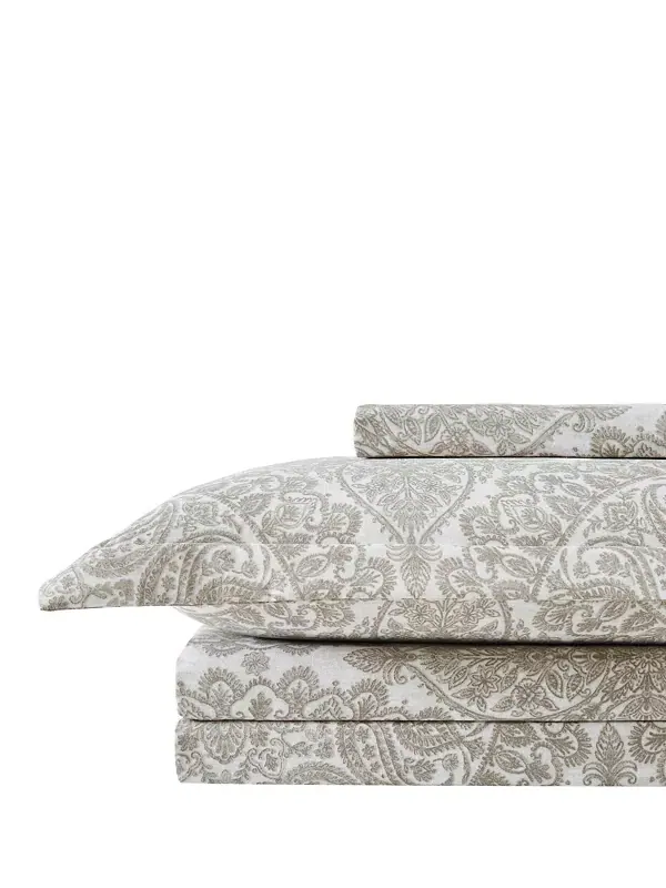 Комплект постельного белья Ashanti из микрофибры, размер Queen, 3 шт. Southshore Fine Linens — изображение 2 из 4, кость