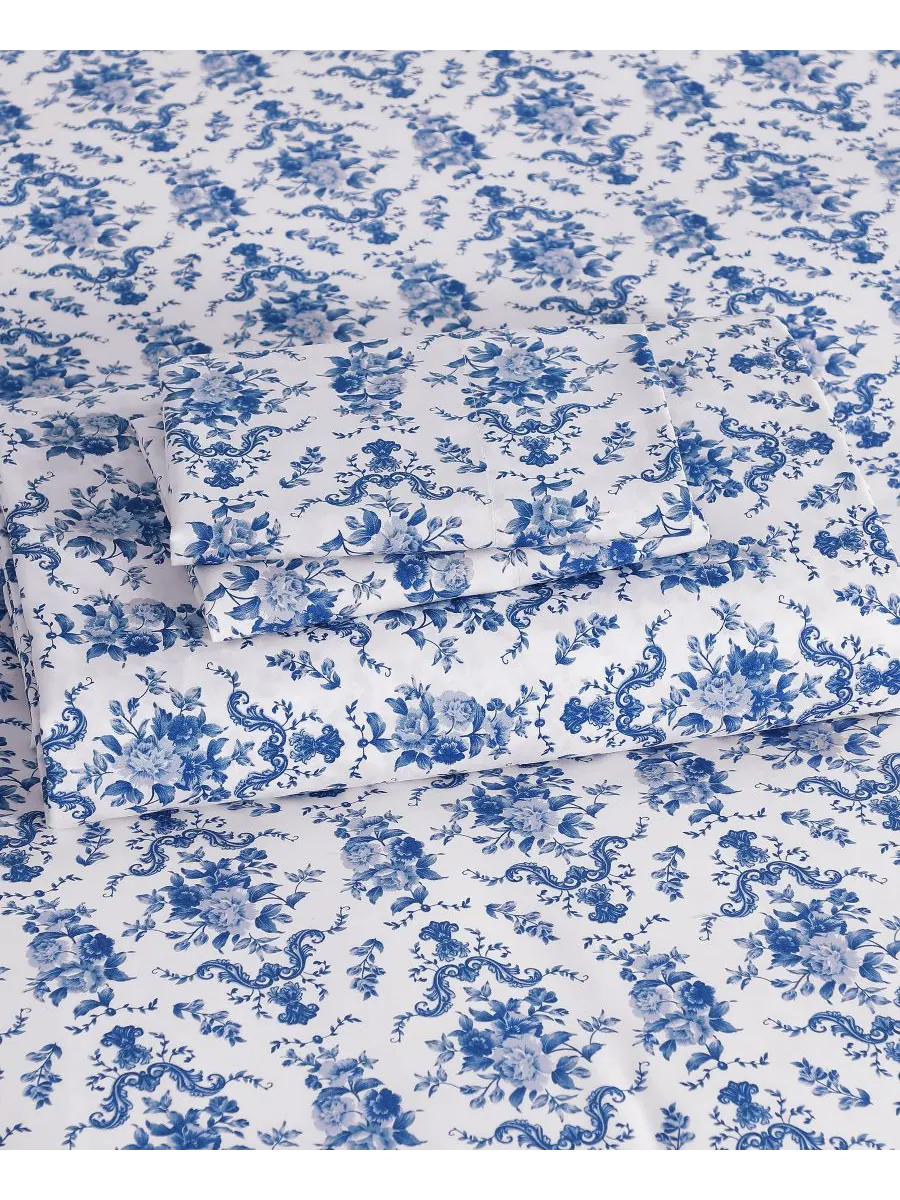 Комплект постельного белья из 4 предметов с принтом, размер King ELLE Décor, Flourish — изображение 5 из 8