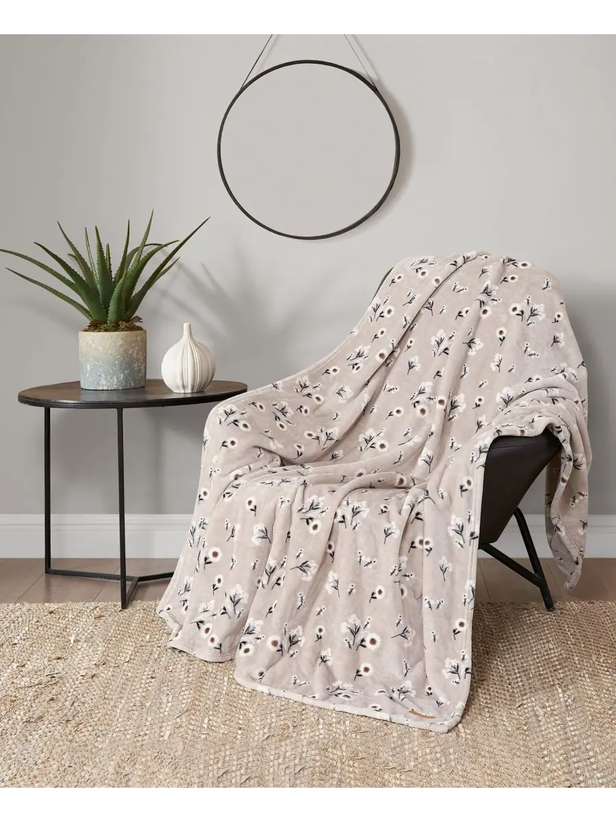 Мягкий плед с цветочным узором «Ромашки», 50 x 70 дюймов Lucky Brand