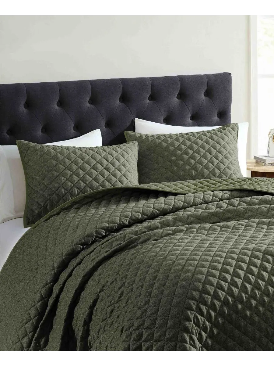Покрывало Harlan Herringbone 3-предметный комплект, King Riverbrook Home