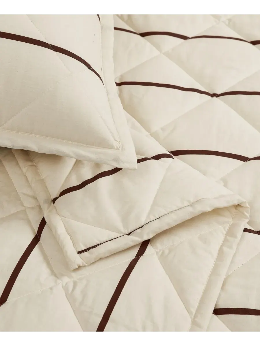 Комплект стеганого покрывала Hayward Stripe 2-Piece, Twin/Twin XL Brooklyn Loom — изображение 5 из 5