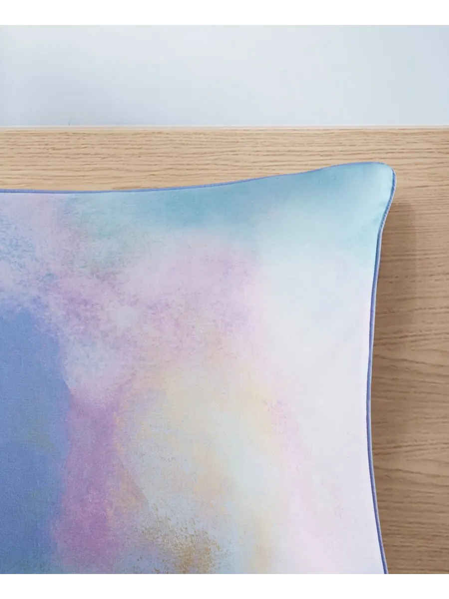 Комплект постельного белья Cassiopeia Watercolor Tie Dye, 3 предмета, размер Twin/Twin XL — изображение 7 из 10, голубой