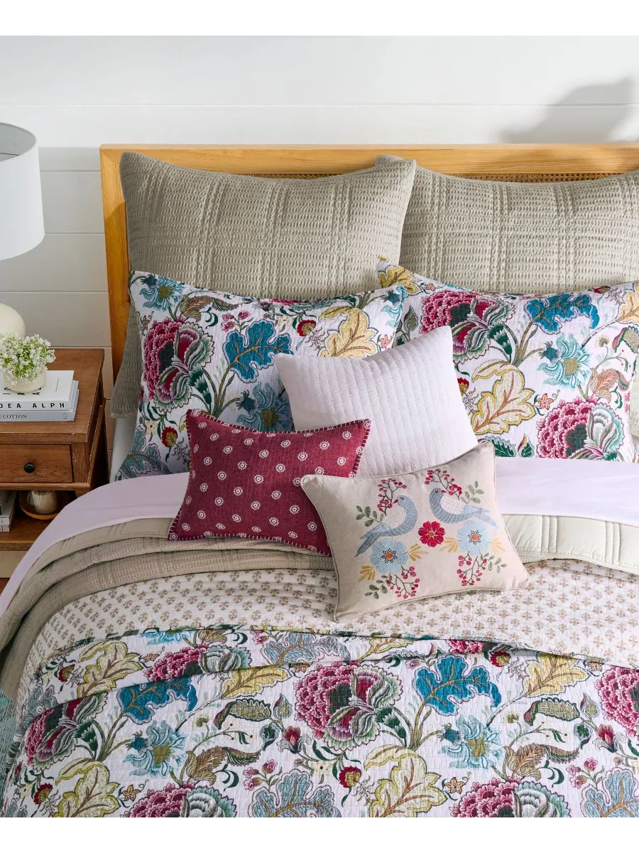 Комплект постельного белья Angelica Spring Jacobean Floral из 3 предметов, размер Full/Queen Levtex — изображение 3 из 6