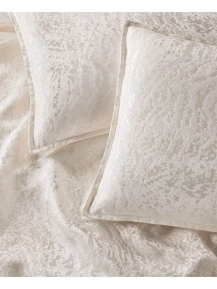 Комплект пододеяльника с мраморным принтом Rippled Marble, 3 предмета Hotel Collection — изображение 4 из 7, белый