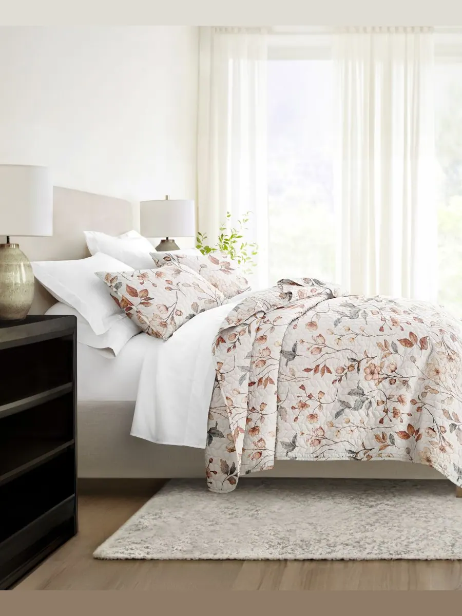 Двусторонний комплект постельного белья Russet Floral, 2 предмета, размер Twin/Twin XL ienjoy Home — изображение 7 из 8