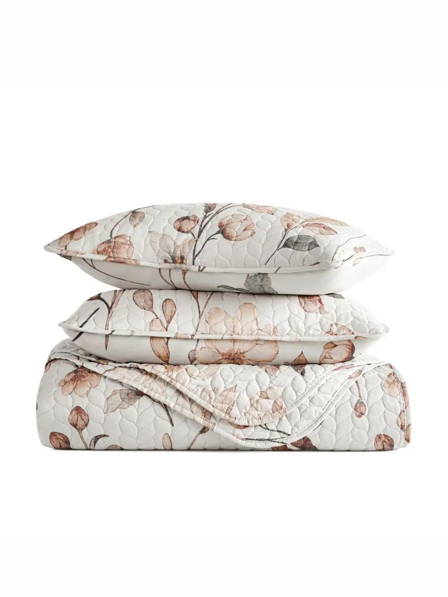 Двусторонний комплект постельного белья Russet Floral, 2 предмета, размер Twin/Twin XL ienjoy Home — изображение 8 из 8