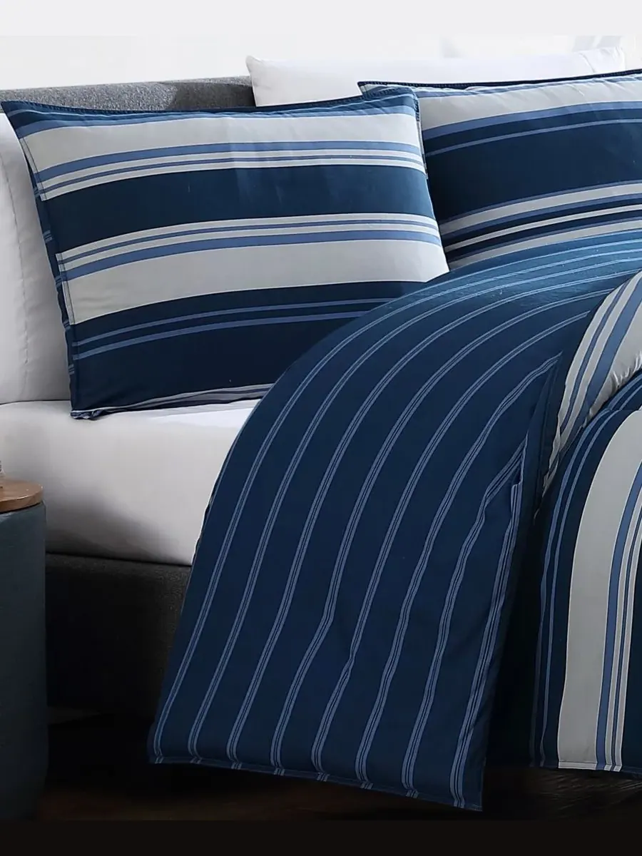 Двусторонний комплект постельного белья Lakeview из 2 предметов, размер Twin/Twin XL Nautica — изображение 3 из 8