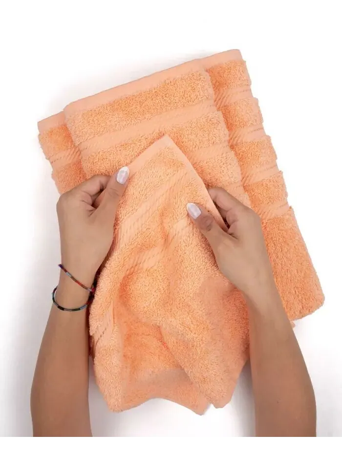 Роскошный набор банных полотенец American Soft Linen Edison из 100% турецкого хлопка, 4 шт — изображение 3 из 5