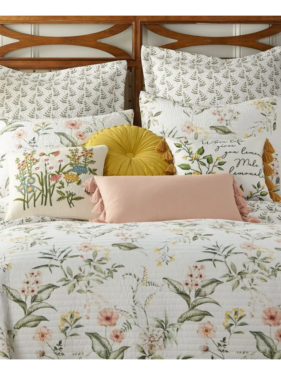 Комплект постельного белья Viviana Watercolor Floral, 2 предмета, размер Twin Levtex — изображение 2 из 5, мульти