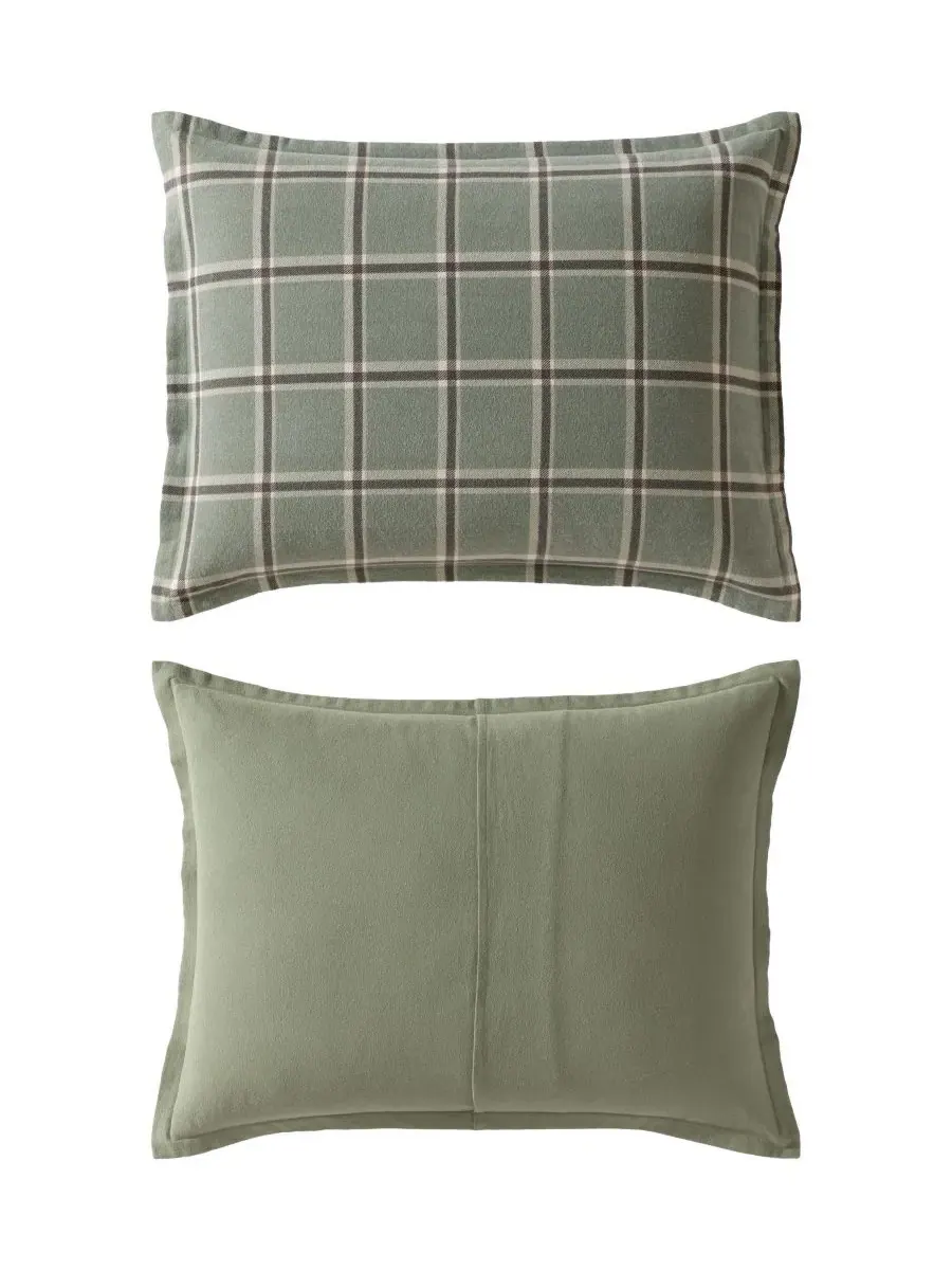 Комплект стеганого фланелевого одеяла Alpine Plaid, 3 предмета, Full/Queen Eddie Bauer — изображение 7 из 7