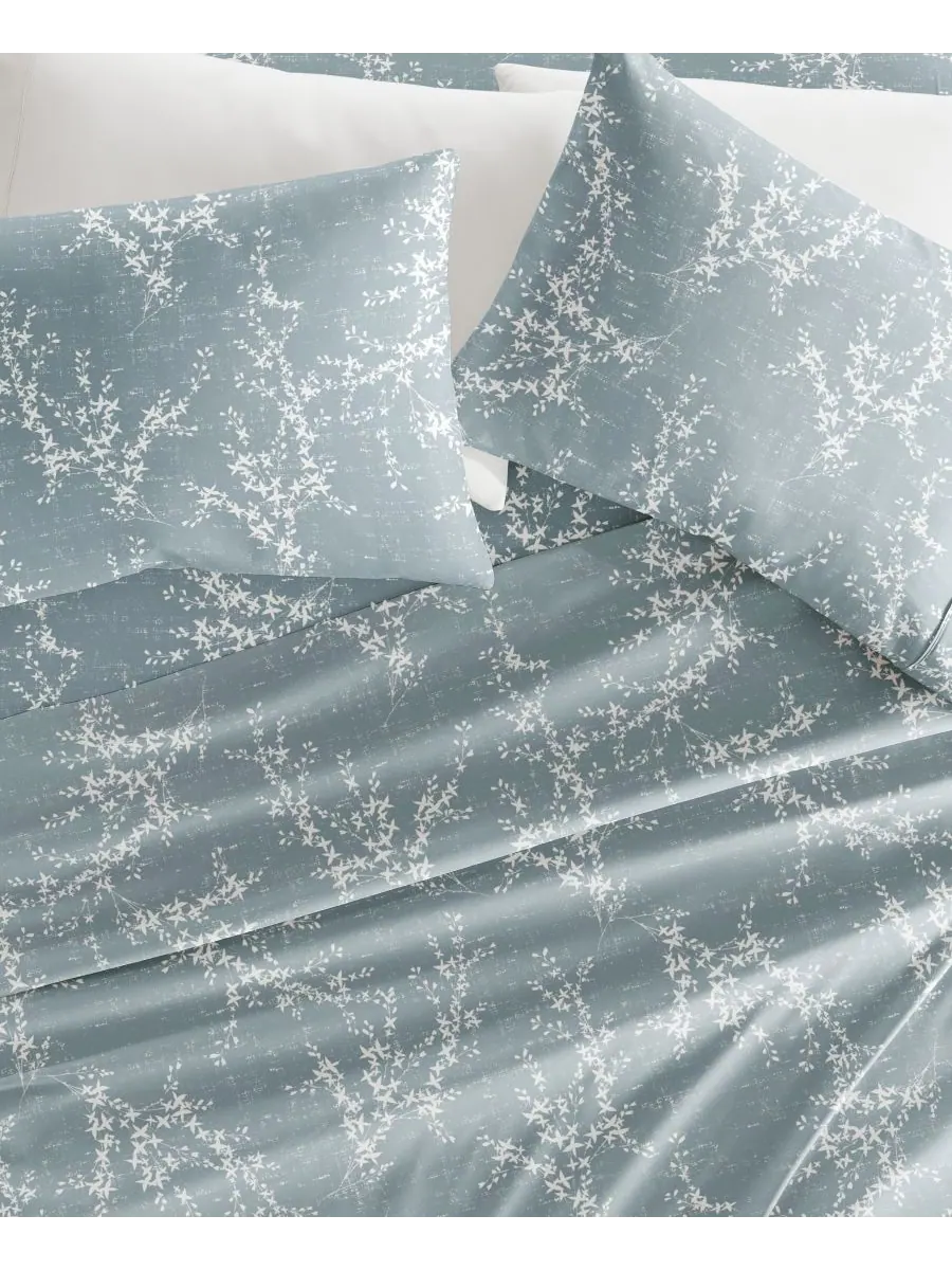 Комплект постельного белья Delicate Details из 3 предметов, размер Twin ienjoy Home — изображение 2 из 4, синий