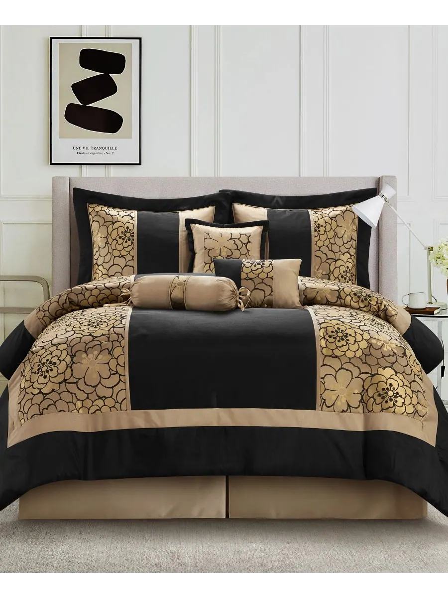 Комплект постельного белья Sibyl Jacquard из 7 предметов, размер King Stratford Park