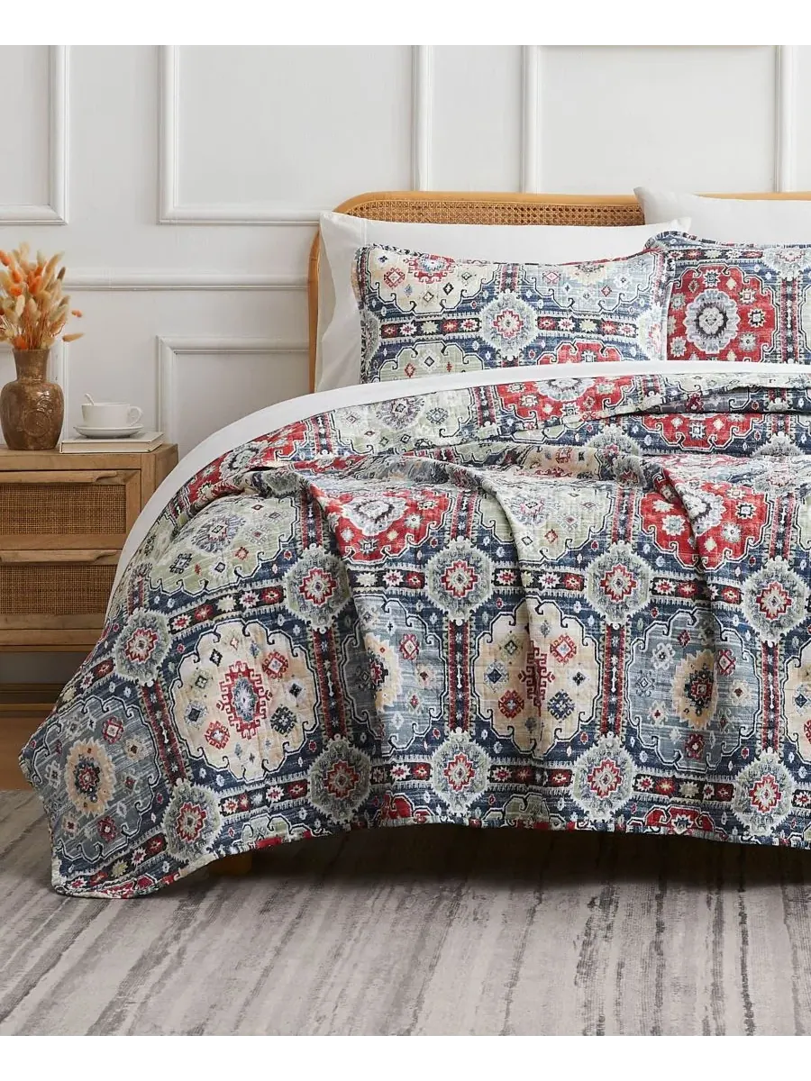 Комплект постельного белья Kilim Oversized из 3 предметов, размер Full/Queen Southshore Fine Linens — изображение 4 из 4