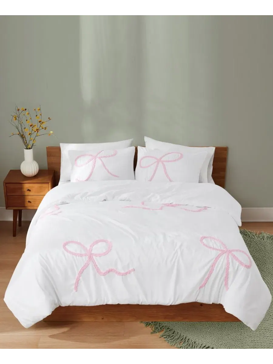 Комплект постельного белья с бантом 2 предмета Truly Soft