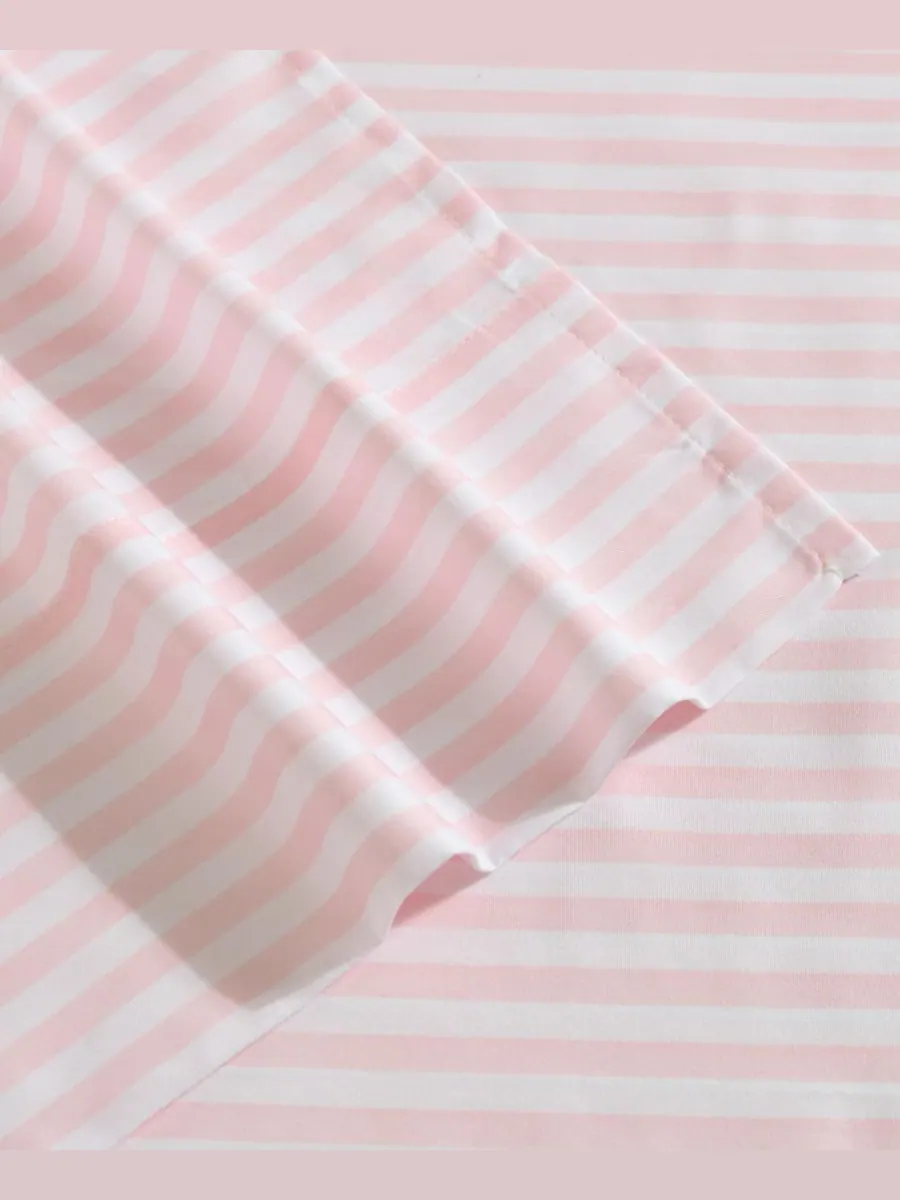 Комплект постельного белья Little Stripe из микрофибры, 3 предмета, размер Twin Eddie Bauer — изображение 3 из 7, прозрачный