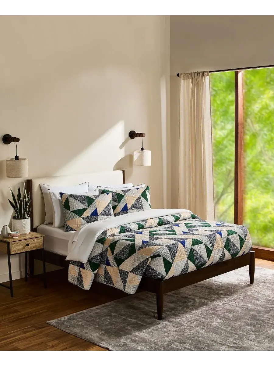 Комплект постельного белья Signature Cotton из 3 предметов, размер Full/Queen Lacoste Home — изображение 1 из 7, мульти
