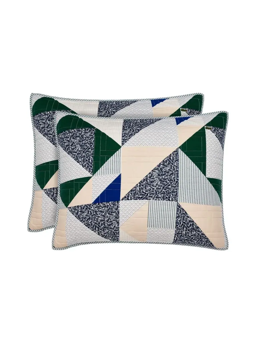 Комплект постельного белья Signature Cotton из 3 предметов, размер Full/Queen Lacoste Home — изображение 3 из 7, мульти