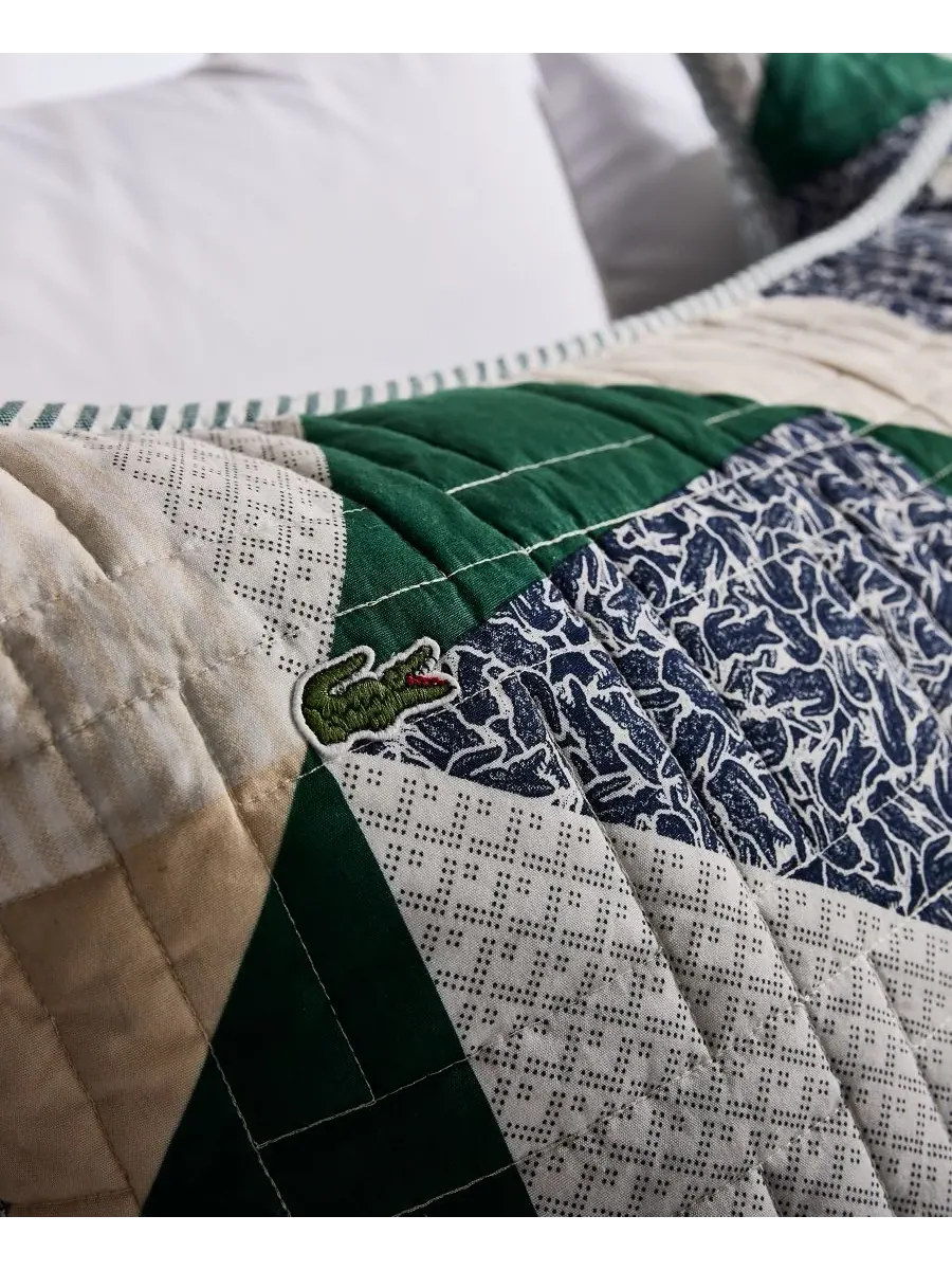 Комплект постельного белья Signature Cotton из 3 предметов, размер Full/Queen Lacoste Home — изображение 7 из 7, мульти