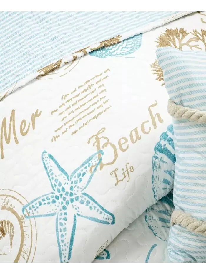 Harbour Life 7 шт. Наборы одеял Lush Décor — изображение 3 из 5, синий