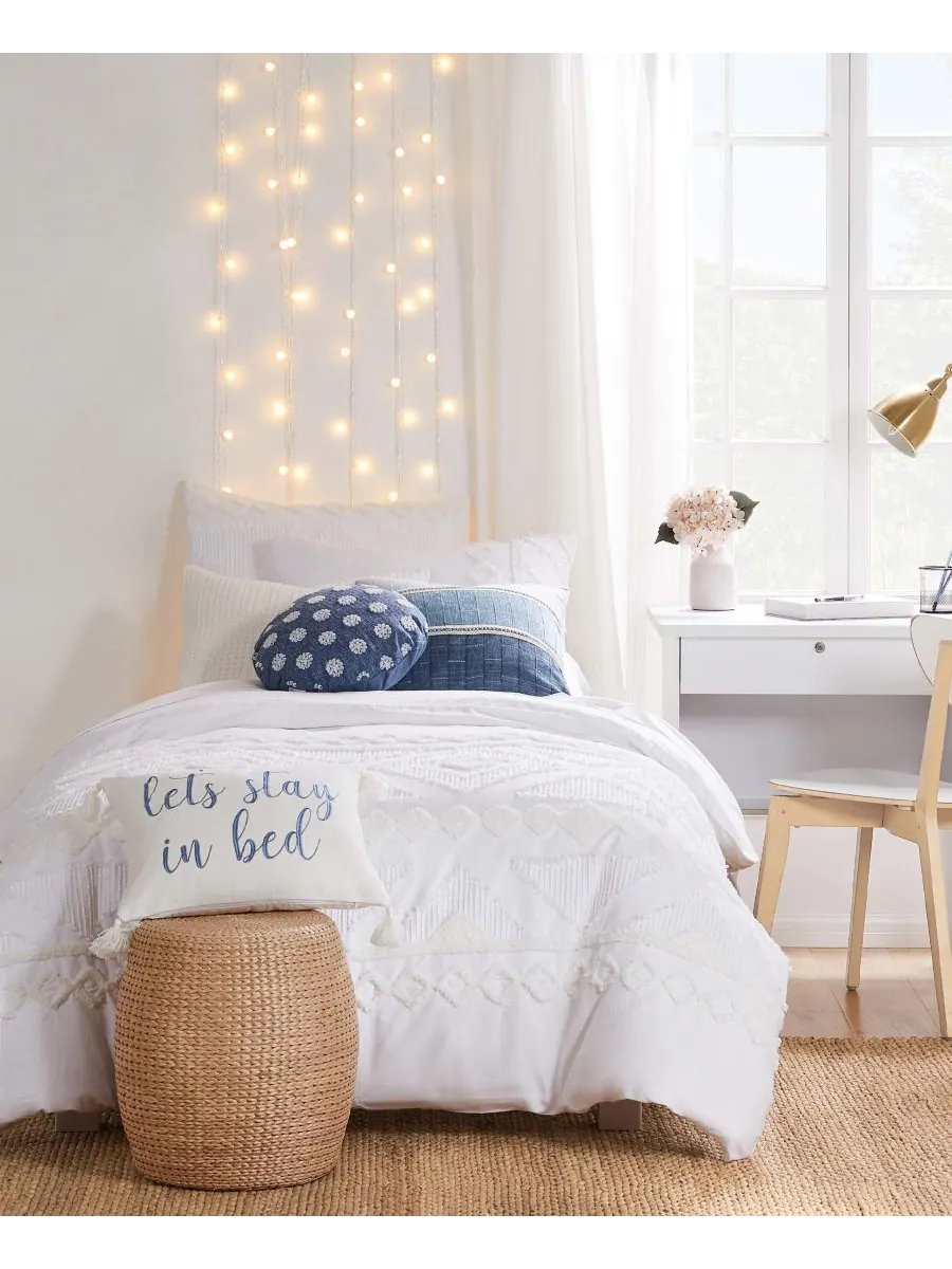 Комплект постельного белья Harleson Textured, 2 предмета, размер Twin/Twin XL Levtex — изображение 1 из 6, белый