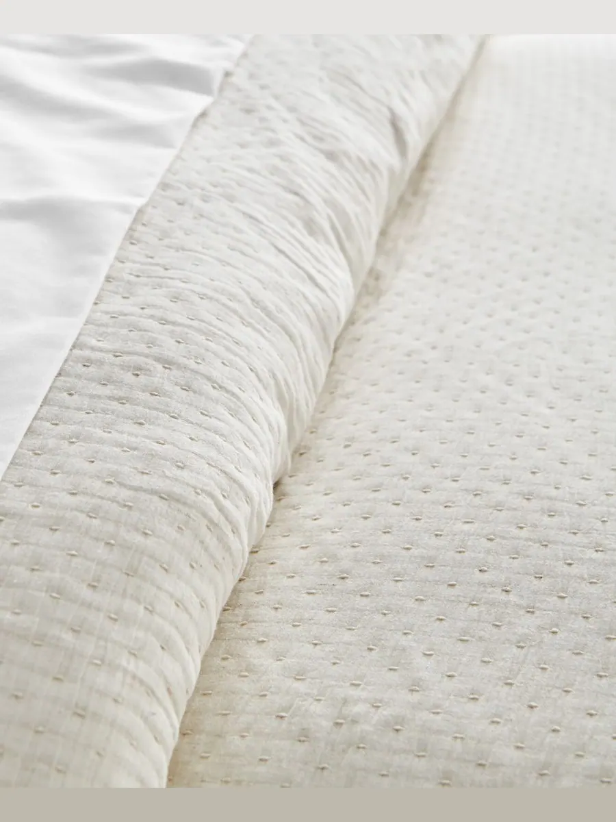 Комплект постельного белья Reede Textured из 3 предметов, размер Full/Queen Levtex — изображение 5 из 8, бежевый